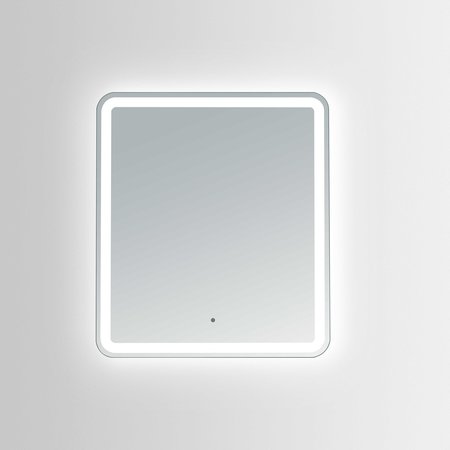 INNOCI-USA Hermes 28 in. W x 32 in. H Rectangular Round Corner LED Mirror with Touchless Control 63602832